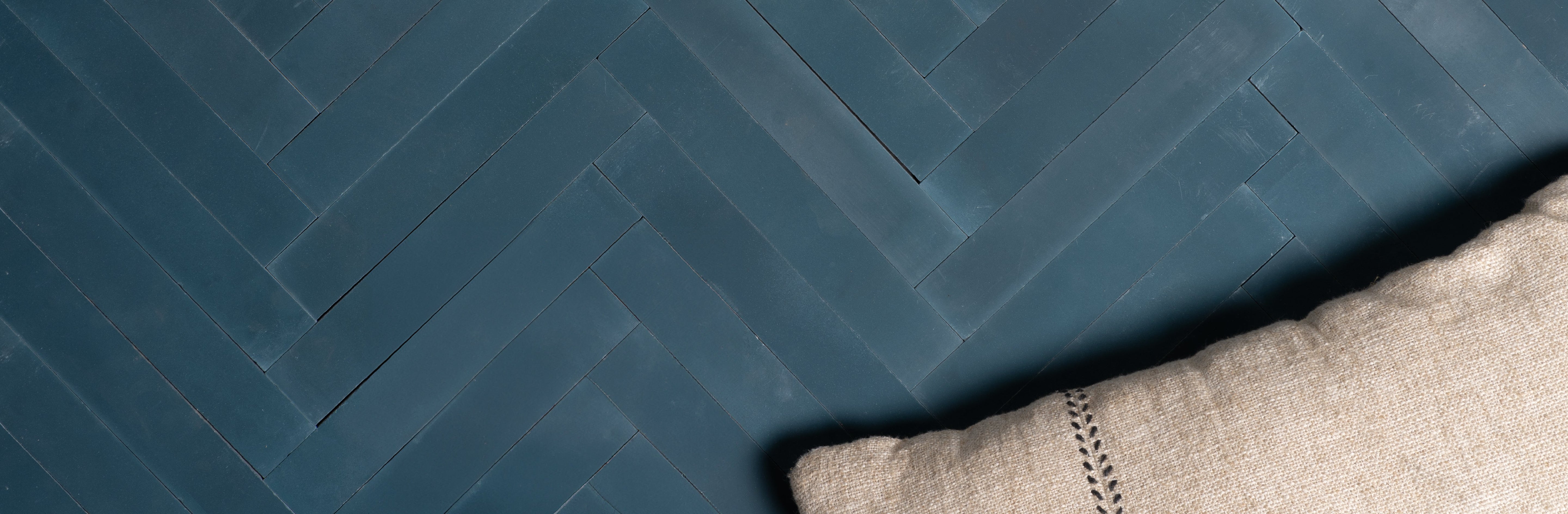 Herringbone Collection Encaustic Cement Tiles