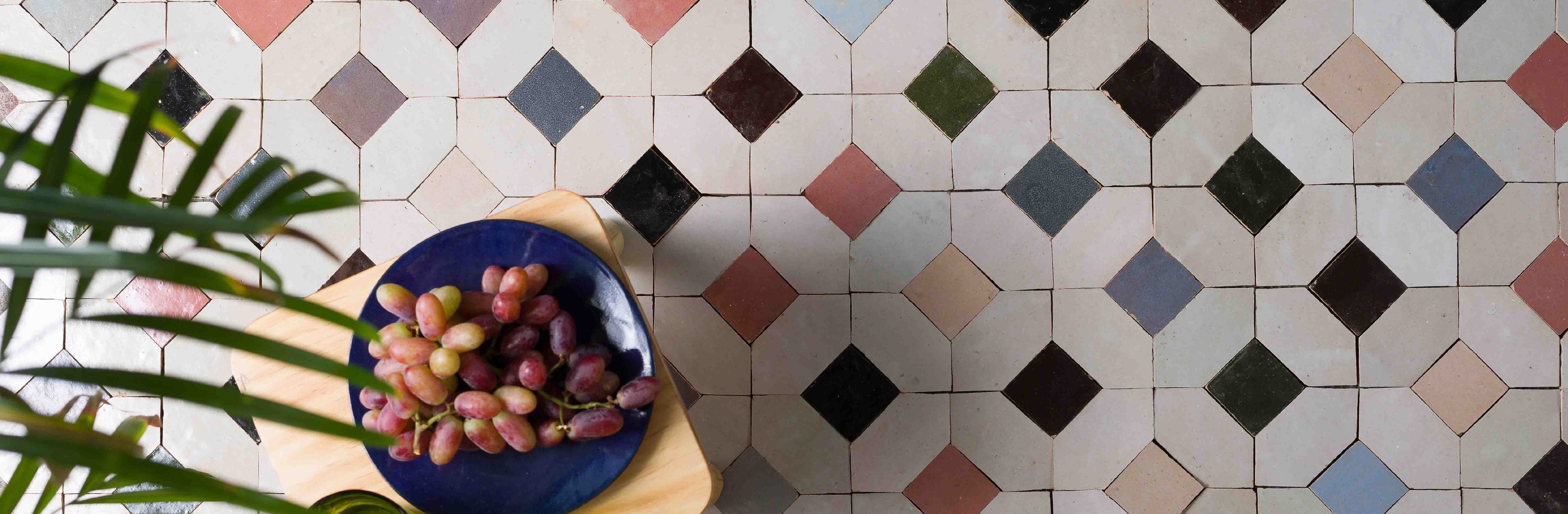 Meshed Zellige Tiles