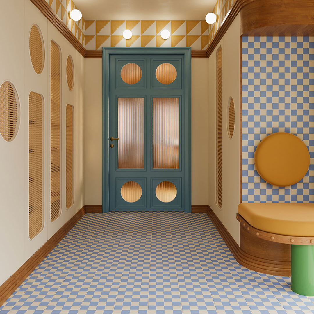 Blue Checkers