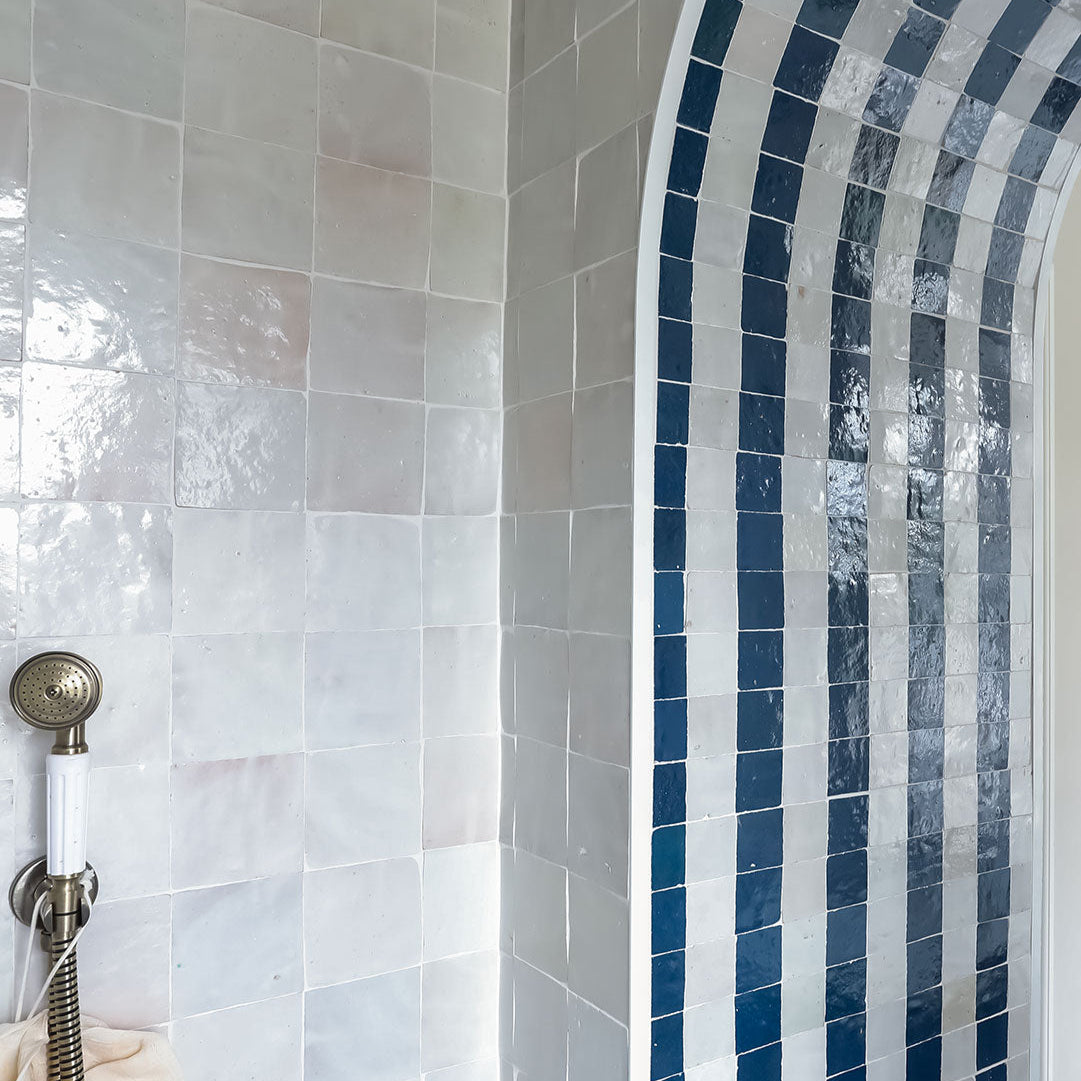 Moroccan-style Zellige tiles for kitchen backsplashes