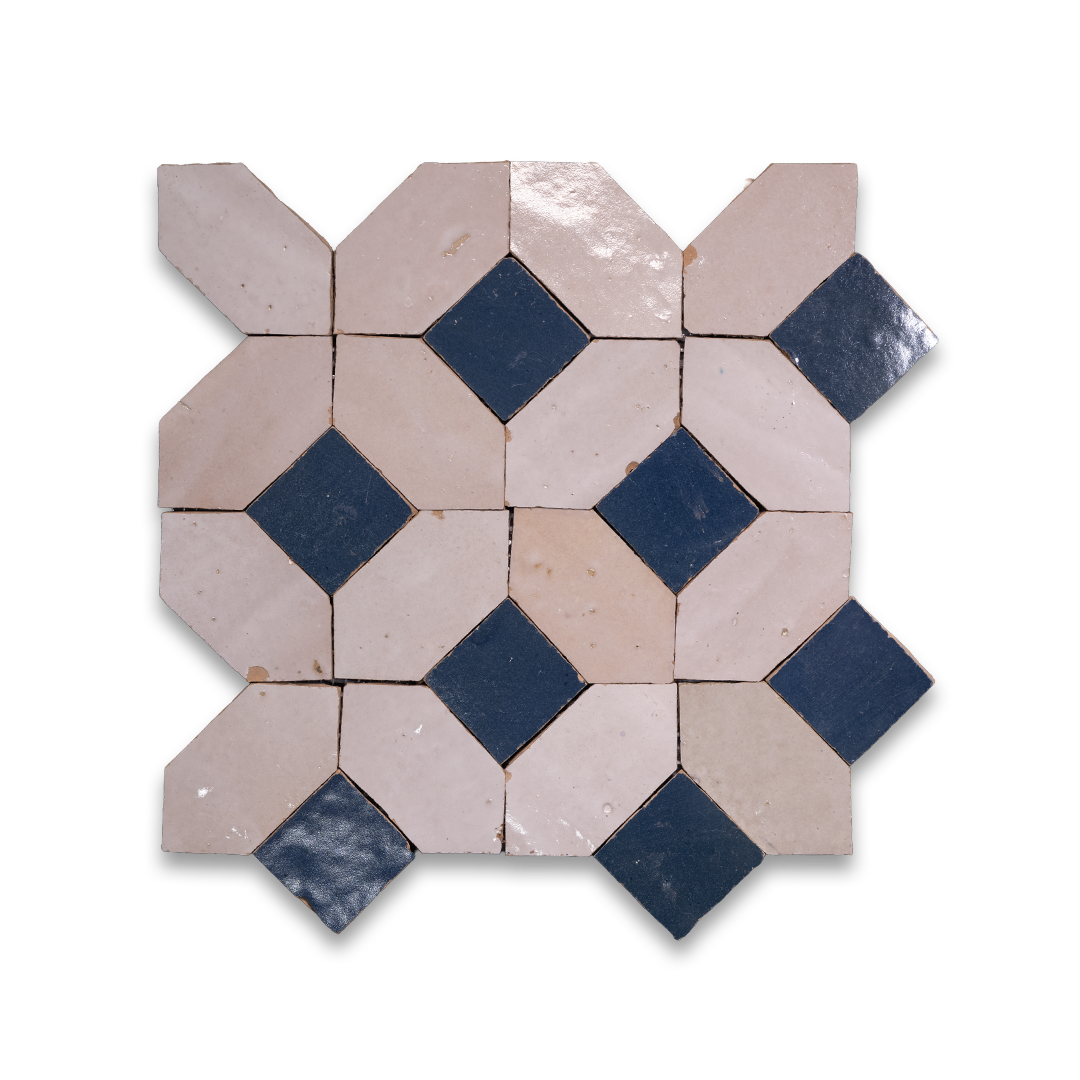 Blue Marine Mosaic Zellige