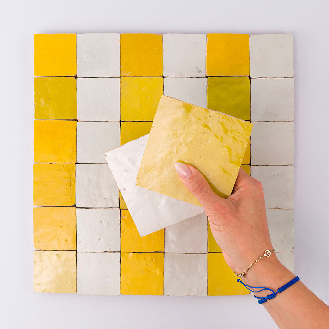 Moroccan Zellige tile mosaic pattern