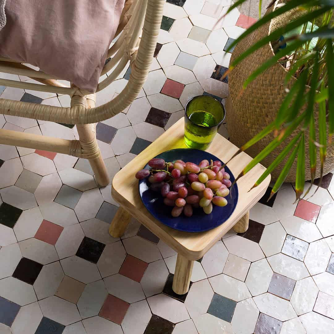 Colorful Mosaic Zellige