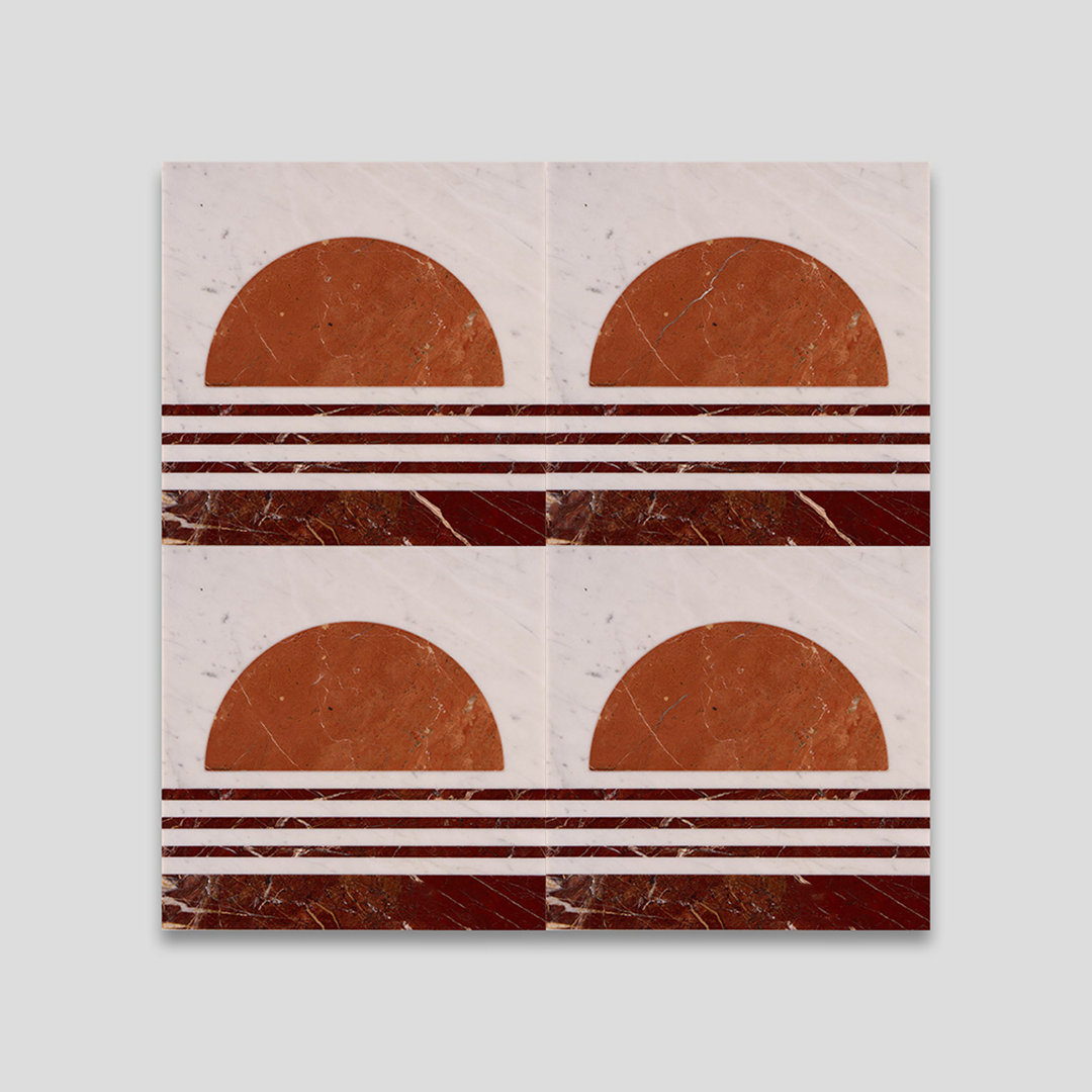 Crimson Sunset Stripes