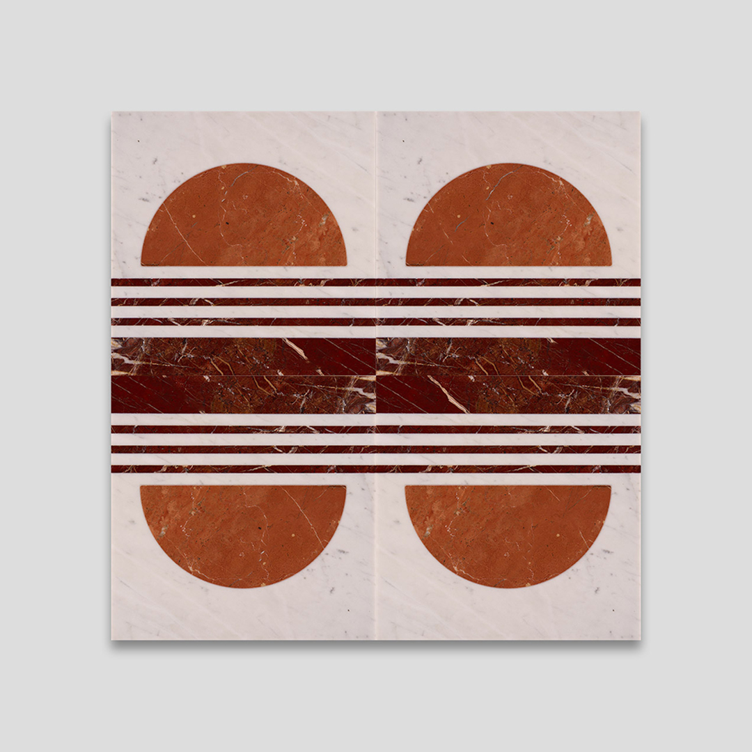 Crimson Sunset Stripes
