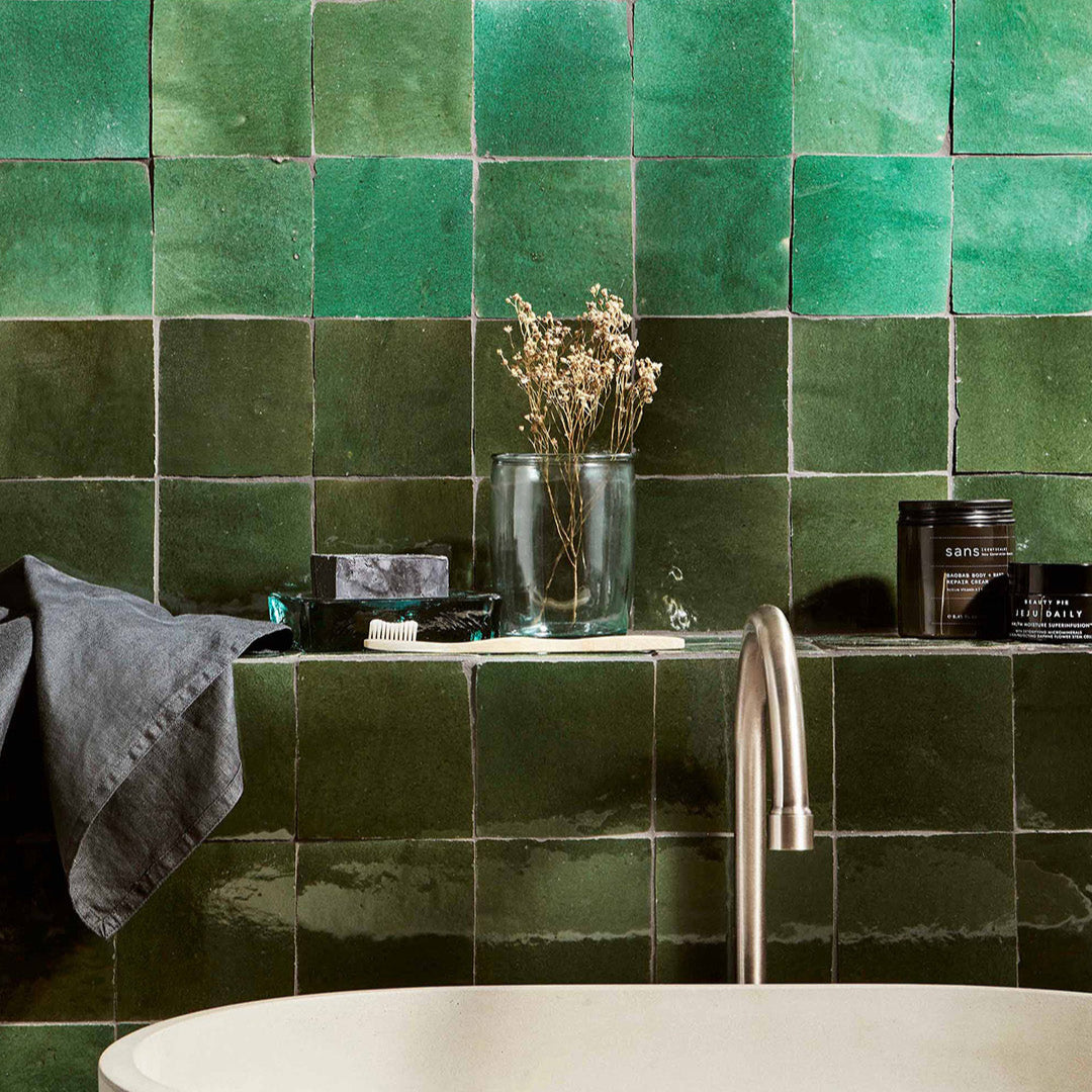 Dark Green Zellige