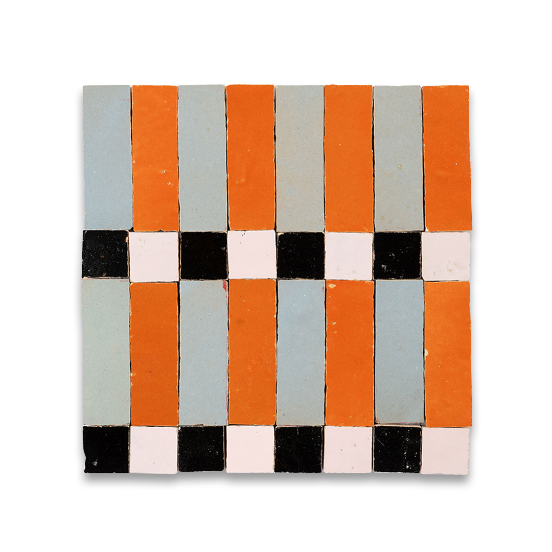 Marrakesh Stripes in Paprika Tile
