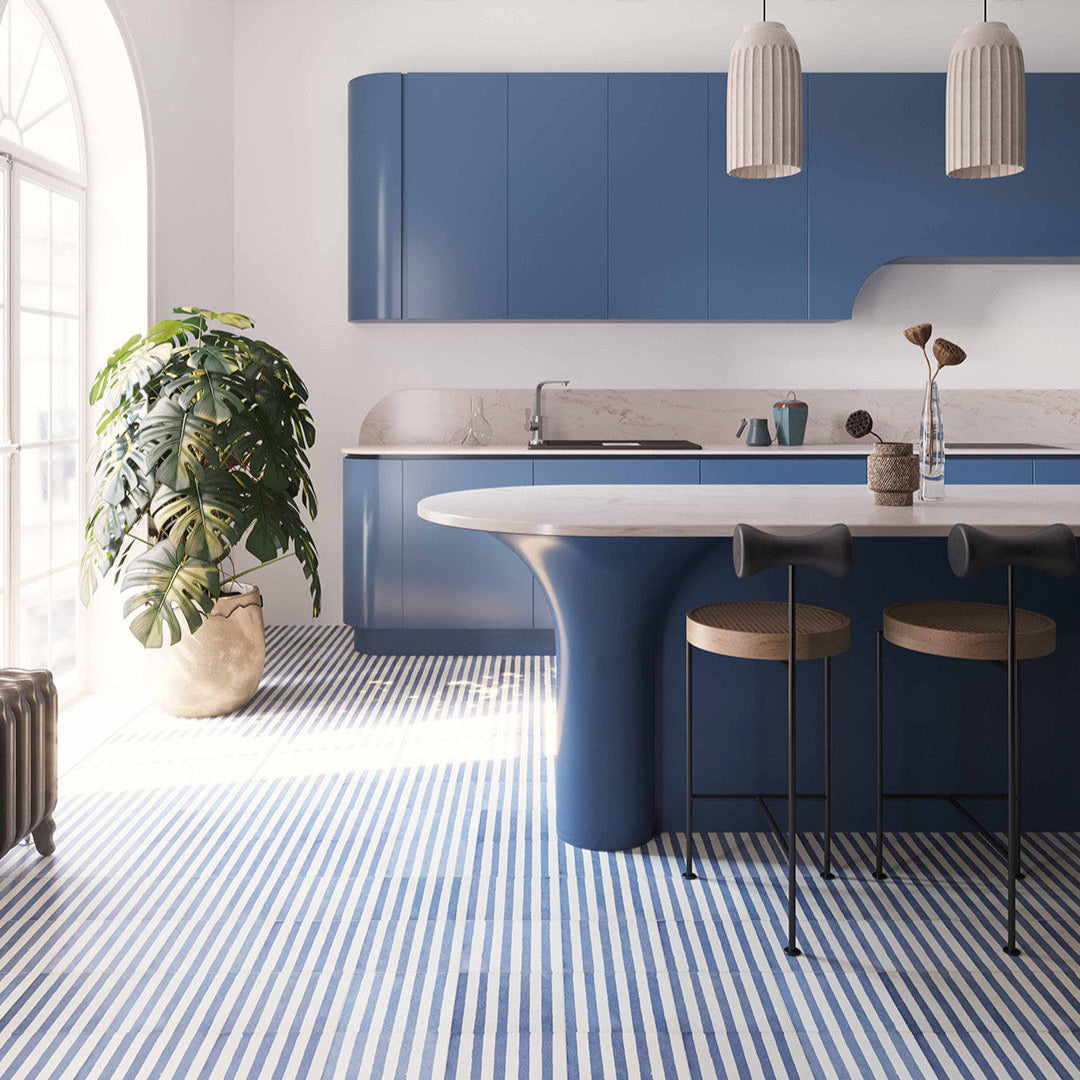 Navy Blue Stripes