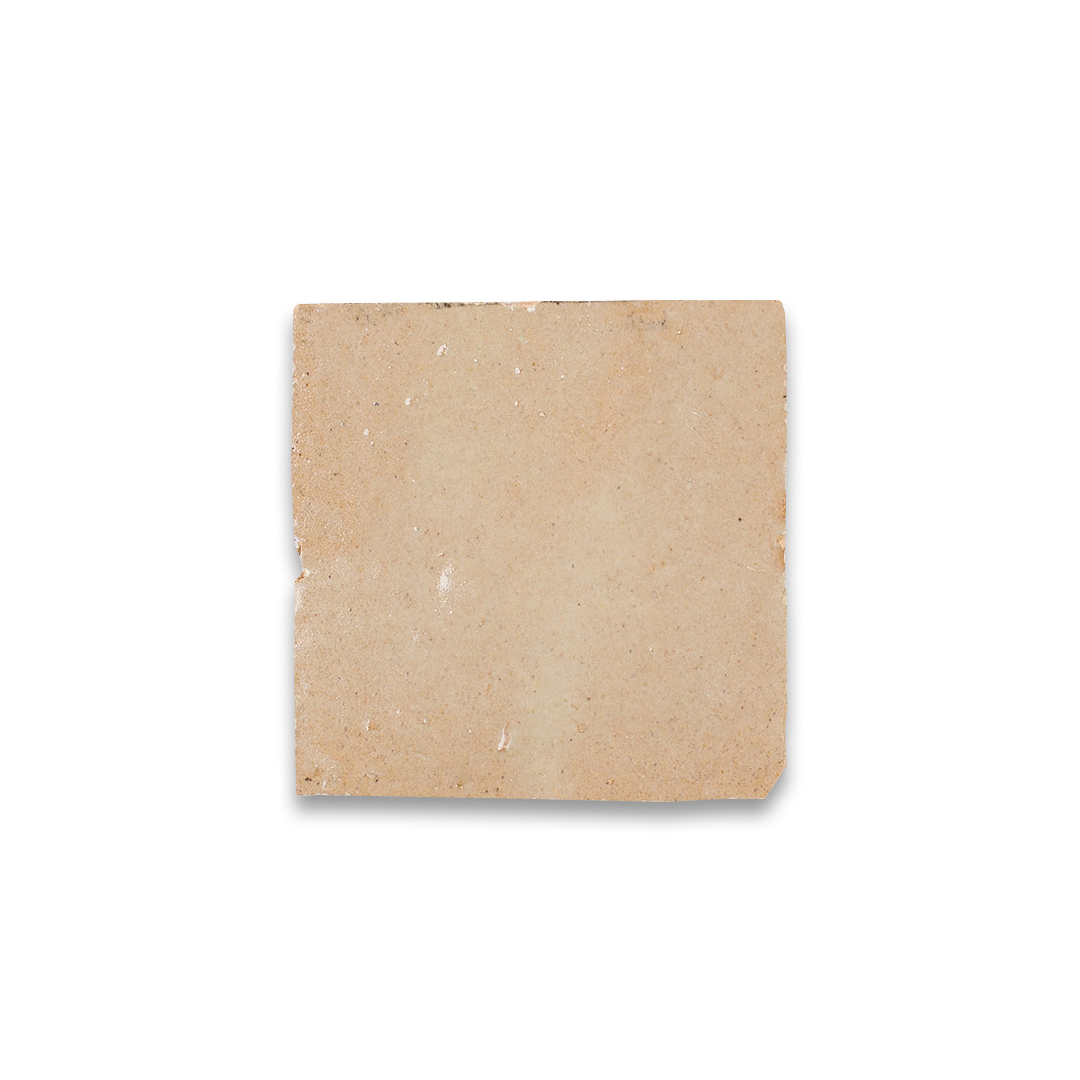 Square piece of brown paper on a white background