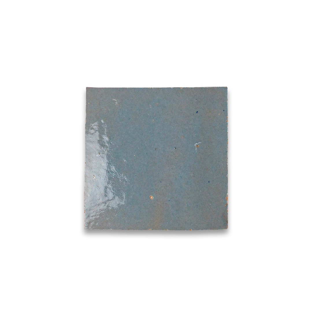 Square tile with a textured surface on a white background