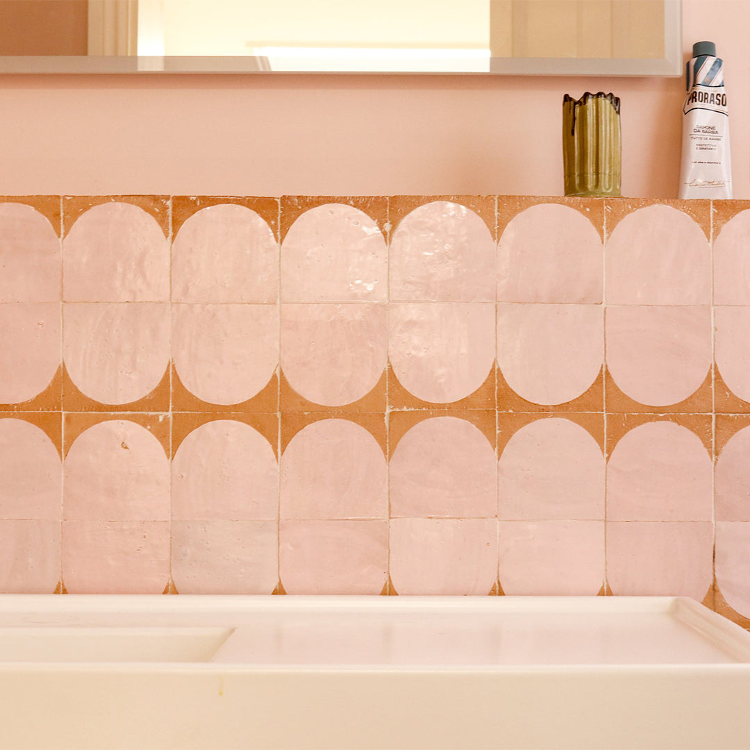 Pink Arch Terracotta Zellige