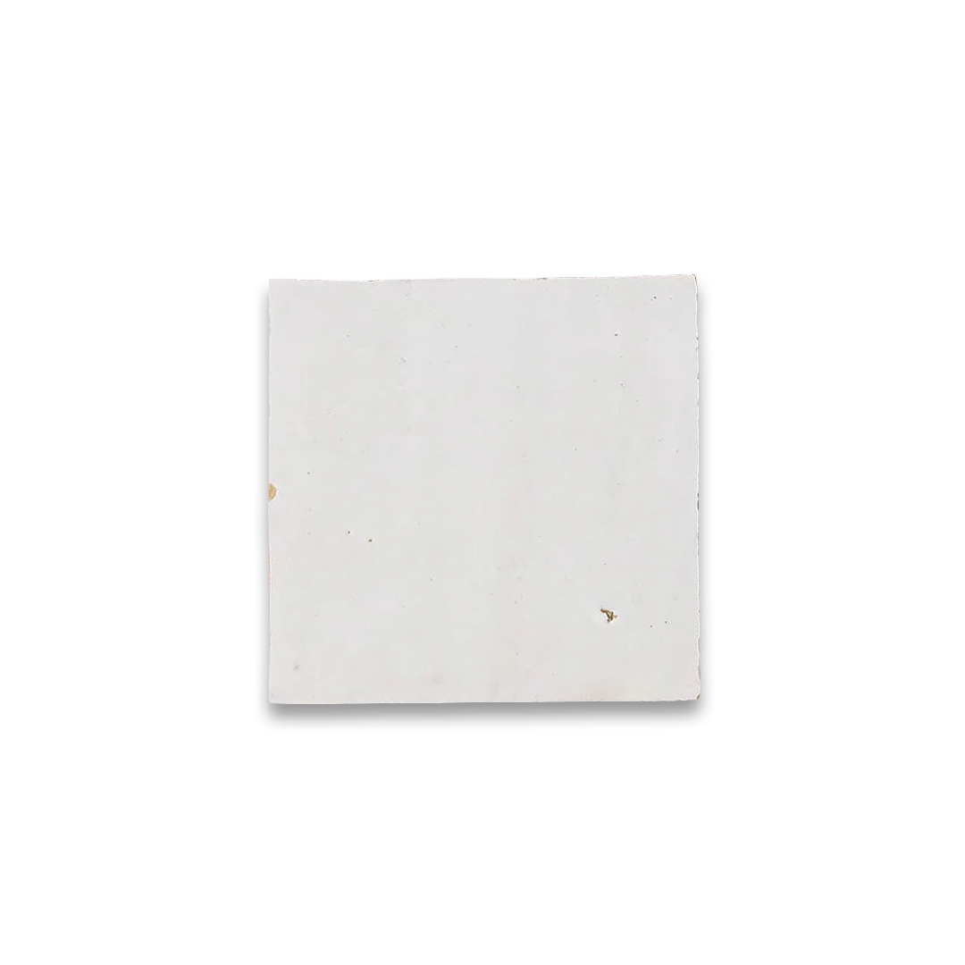 White square tile.