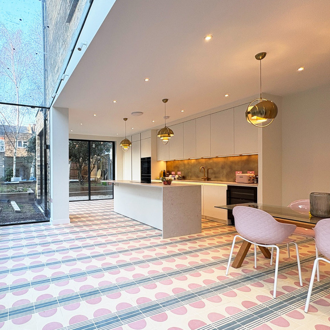 Sunset Stripes Tile