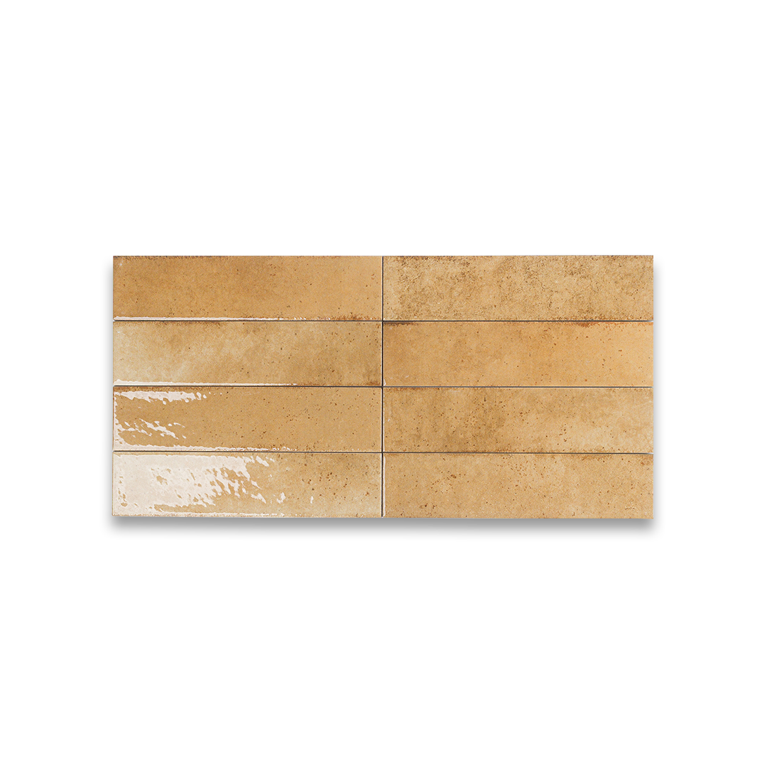 Strata Linear Camel — Porcelain Tile | Otto Tiles