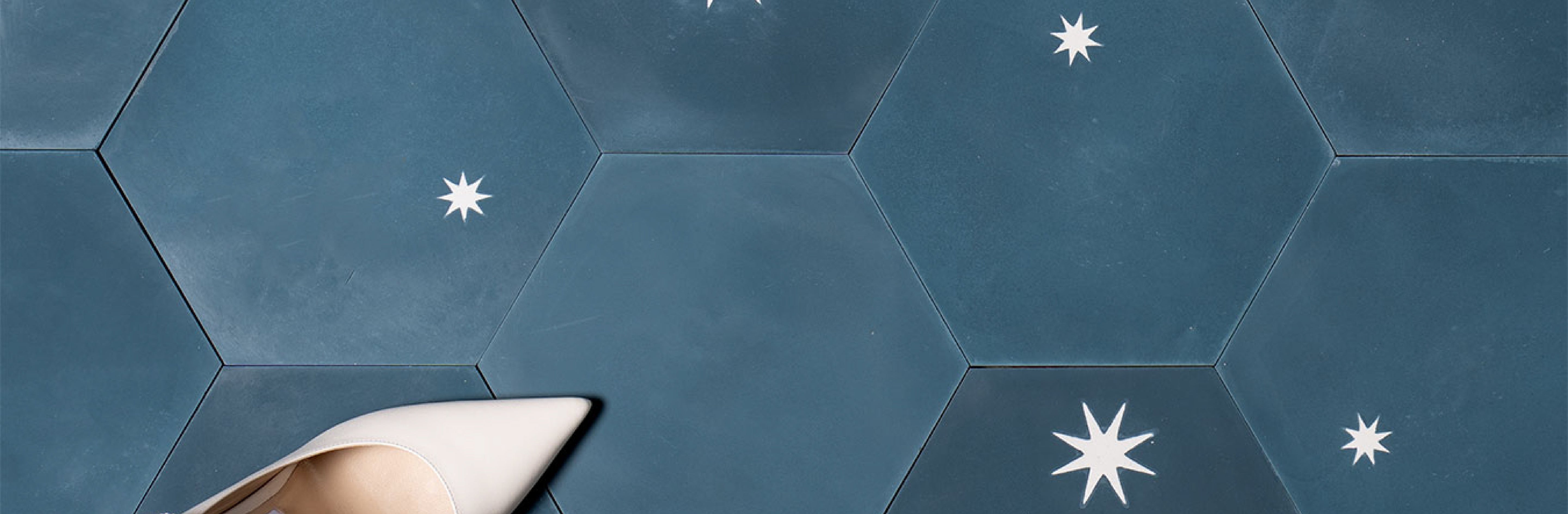 Starry Night Collection Encaustic Cement Tiles