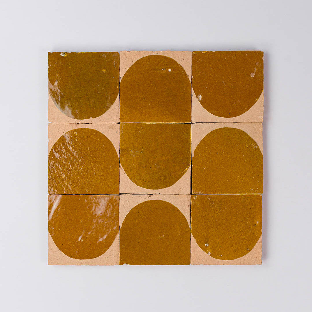 Amber Arch Terracotta Zellige