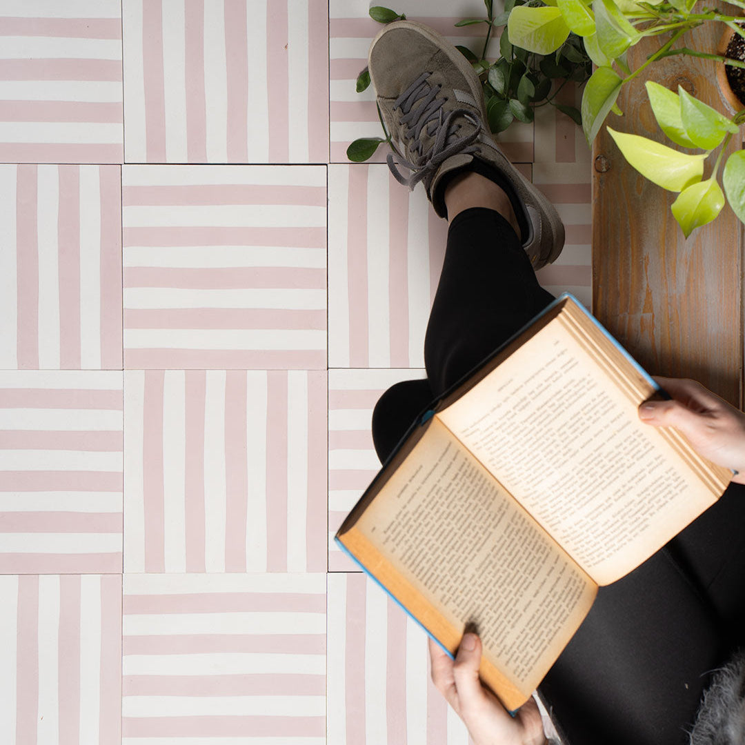 Dirty Pink Stripes