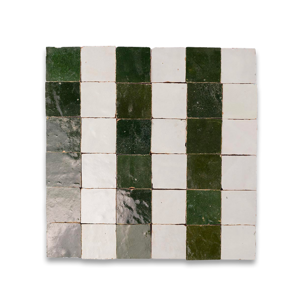 ForestGreenStripesZellige_gran