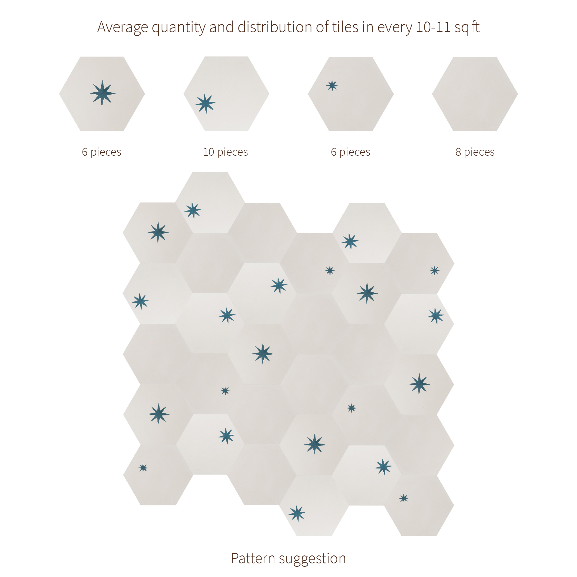 A decorative patterned tile featuring a geometric blue star design, ideal for enhancing modern interiors, walls, and contemporary architectural spaces.