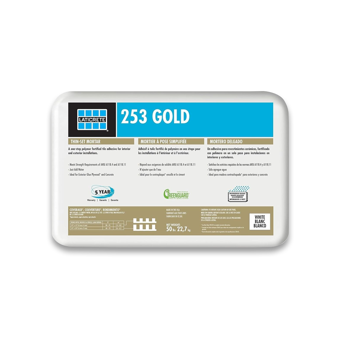 Laticrete 253 Gold Adhesive White