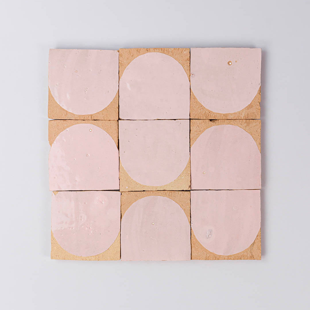 Pink Arch Terracotta Zellige