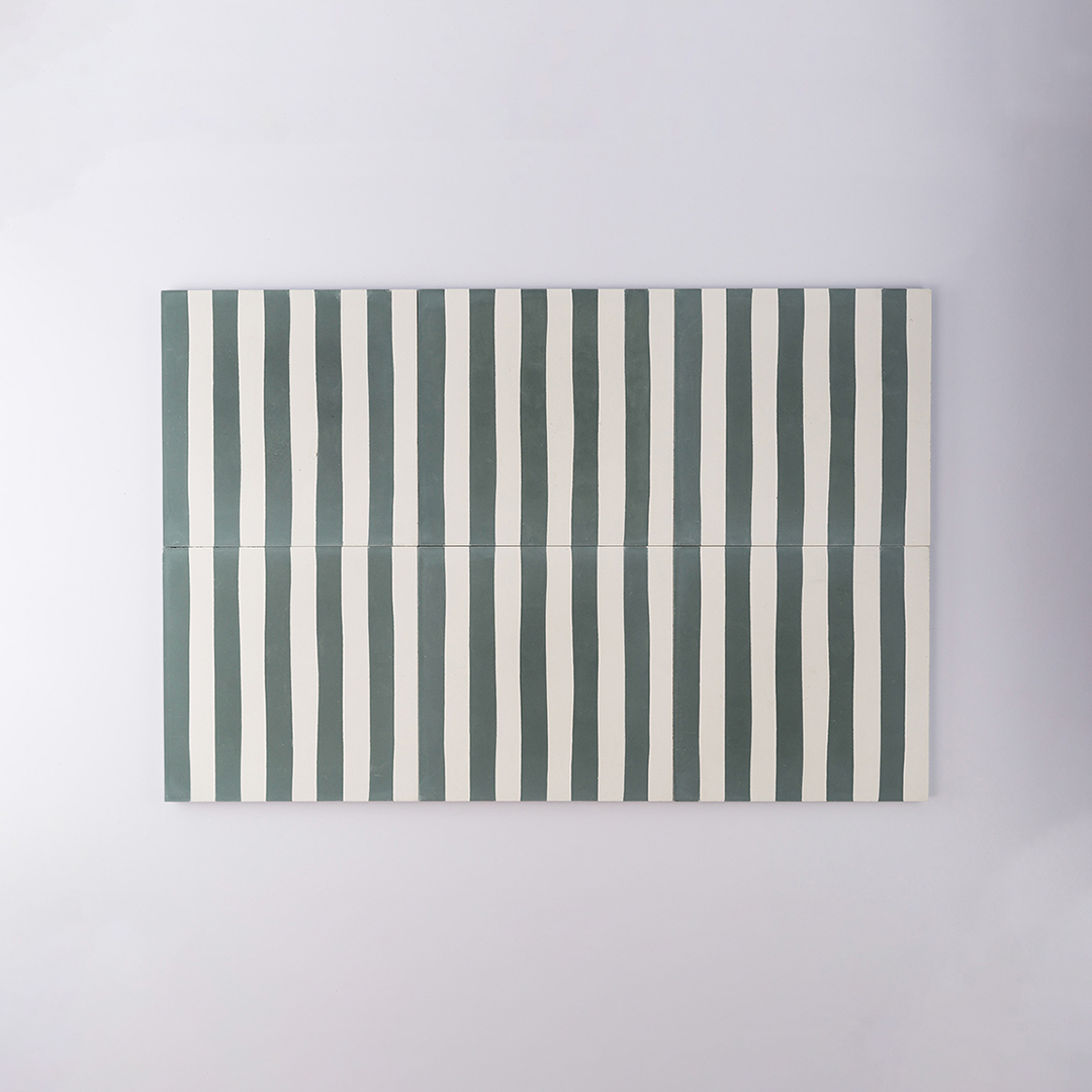 Storm Green Stripes