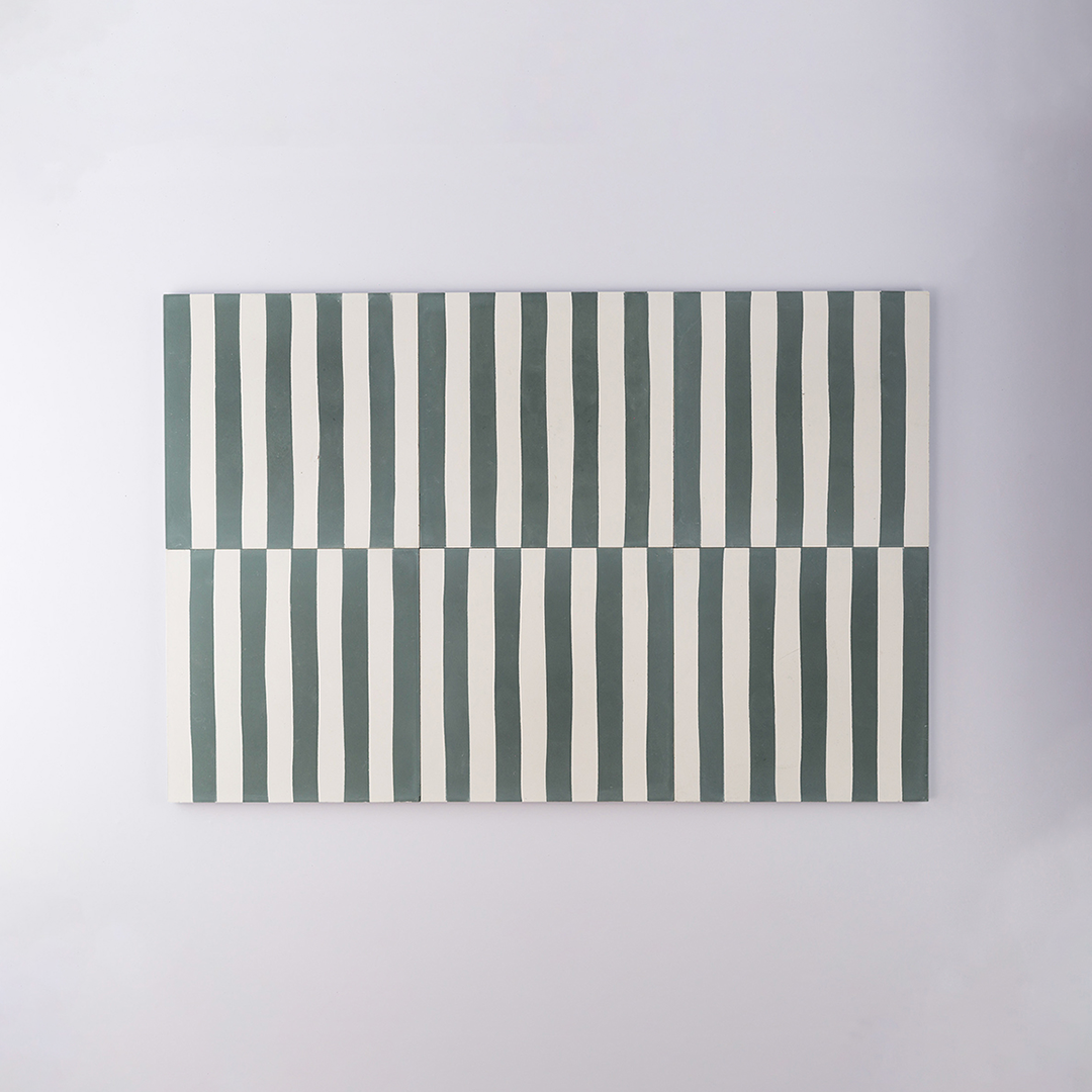 Storm Green Stripes