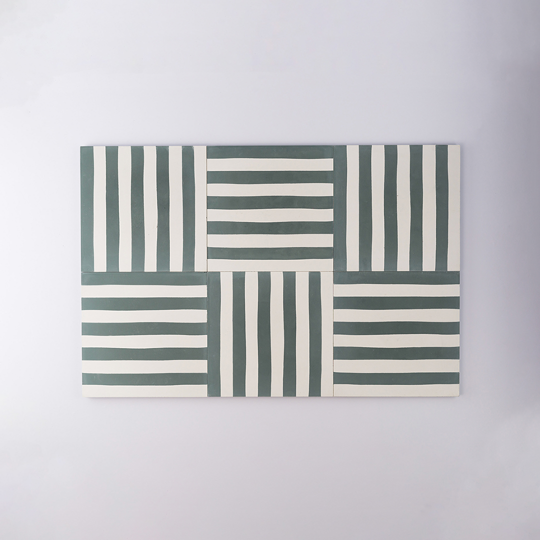 Storm Green Stripes