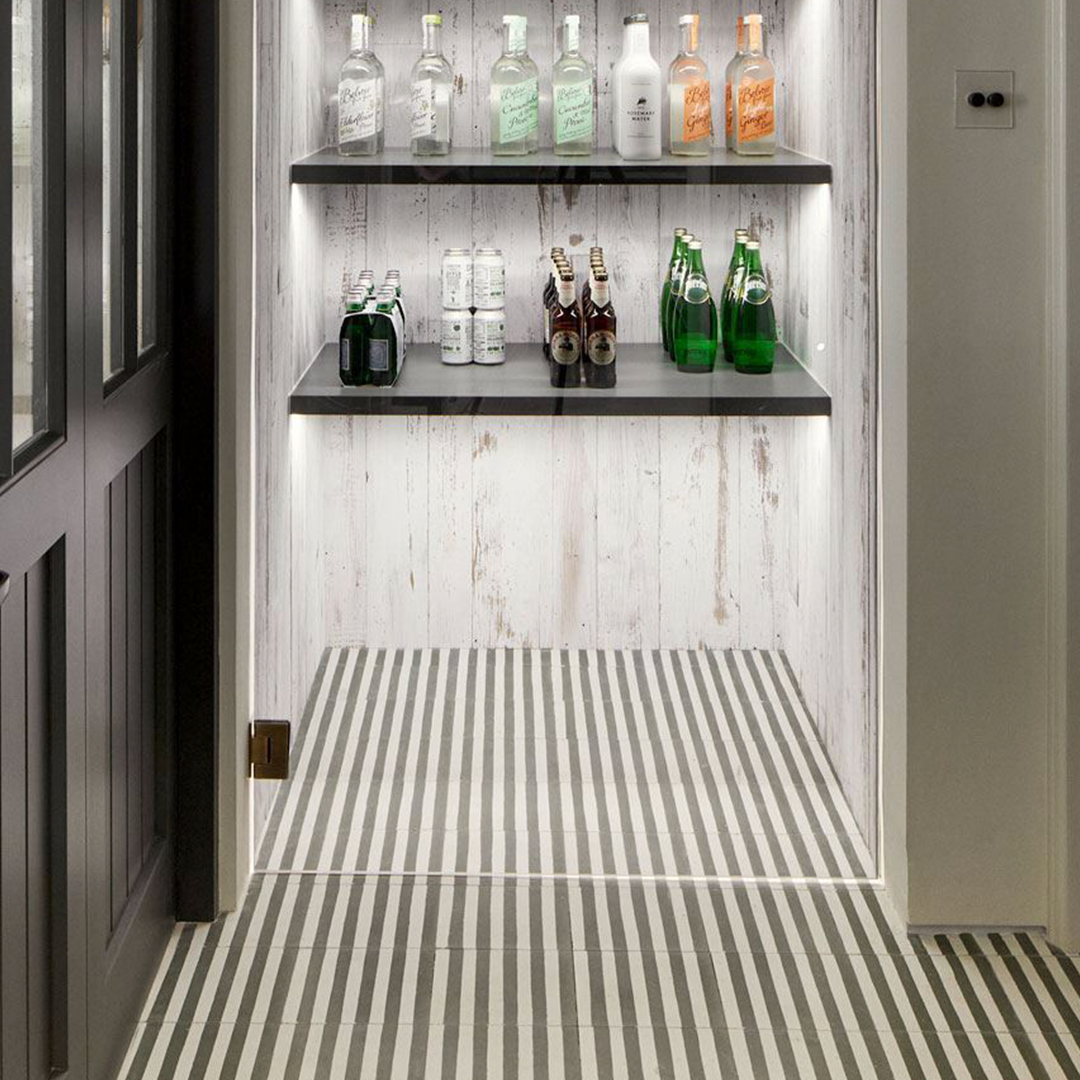 A solid dark green color with a smooth matte finish, square shape, ideal for modern, minimalist, or industrial interior flooring and wall applications.