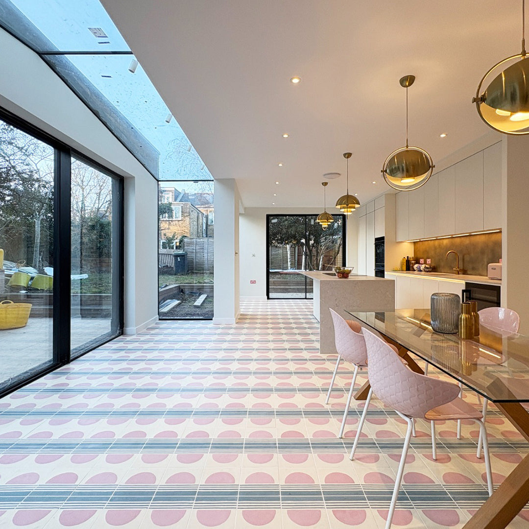 Sunset Stripes Tile