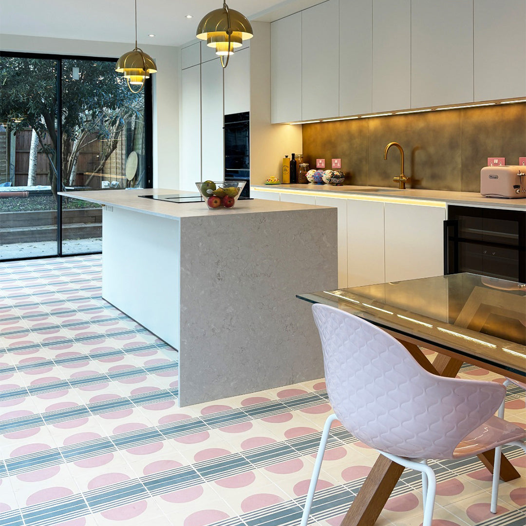 Sunset Stripes Tile