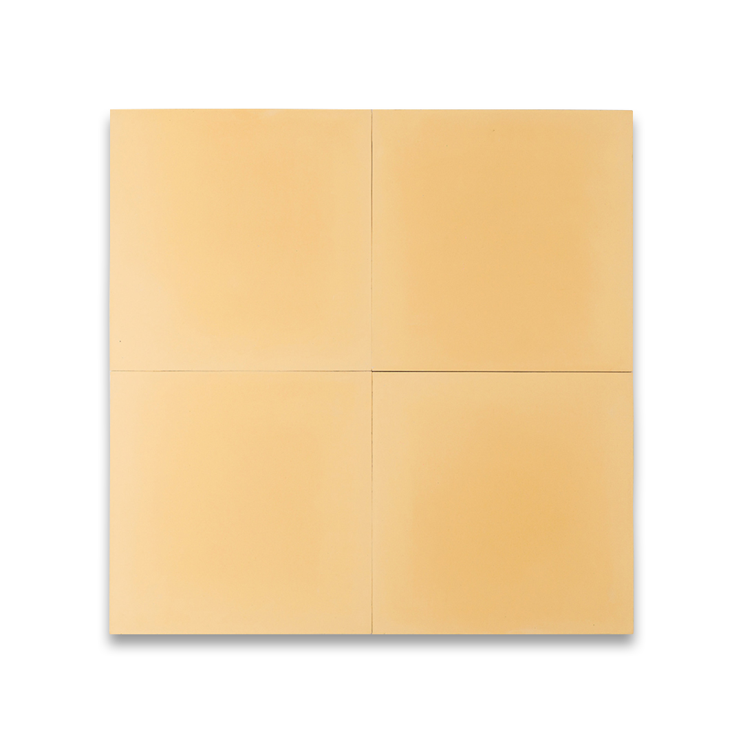 Cement tile featuring a solid warm beige tone with a smooth matte finish, handcrafted surface, ideal for minimalist, Mediterranean, or contemporary interior flooring and wall décor applications.