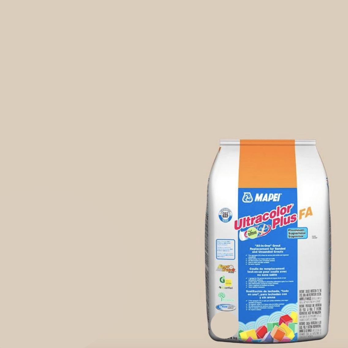 Mapei Ultracolor Plus FA Grout Light Almond