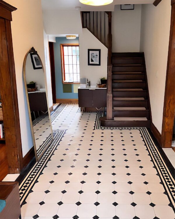 Anthropology Black Cement Tile