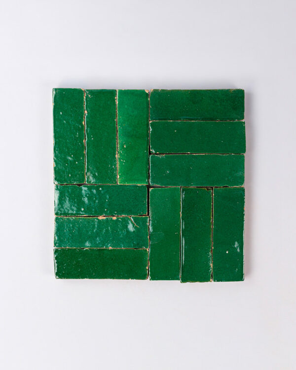 Moroccan Dark Green Bejmat Tile