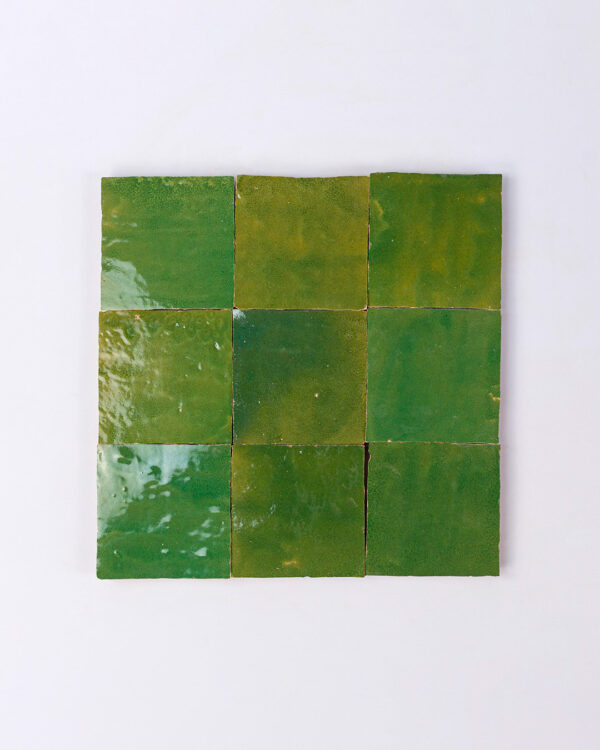 Moroccan Olive Green Zellige Tile