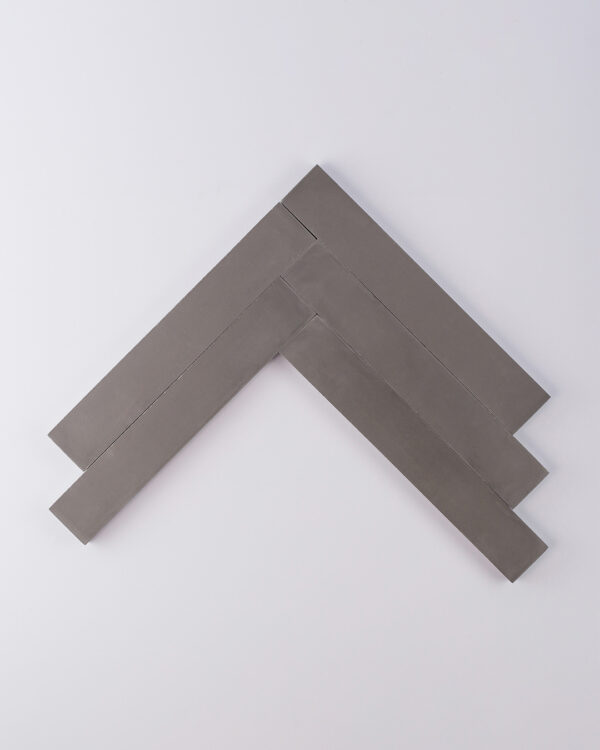 Shark Gray Herringbone Encaustic Cement Tile