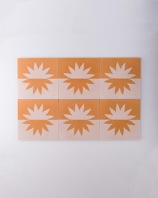 Sunny Melon - Dirty Pink Encaustic Cement Tile