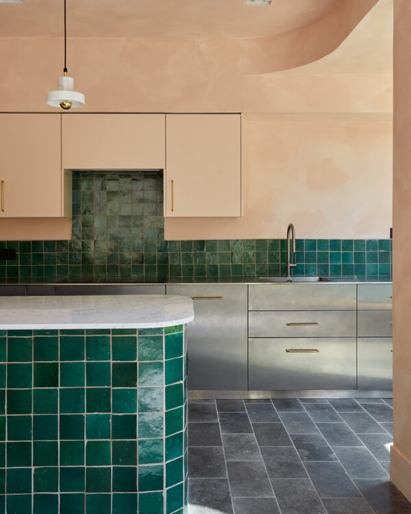 Dark-Green-Zellige-Tiles-Kitchen-Island-Kitchen