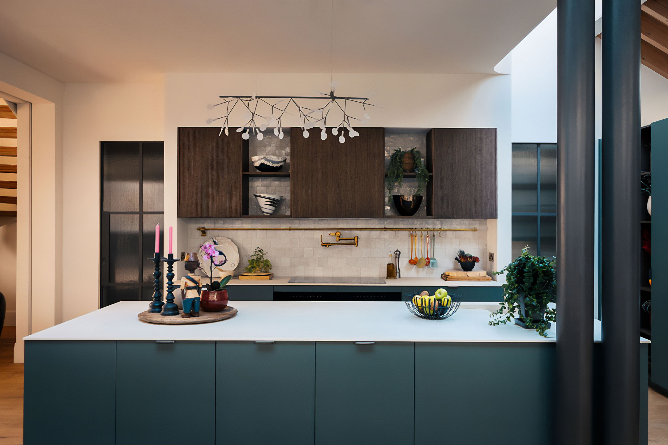 Hampstead Kitchen - White Zellige Splashback